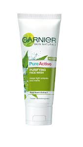 GARNIER PURE ACTIVE FACE WASH 50G